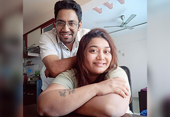 Jinita and Abhishek  photos